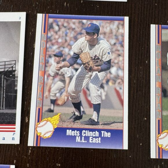 Nolan Ryan 12 Card Lot NM With Pacific Bloody Lip Real Gamer #92 & 1984 Topps - Picture 9 of 13